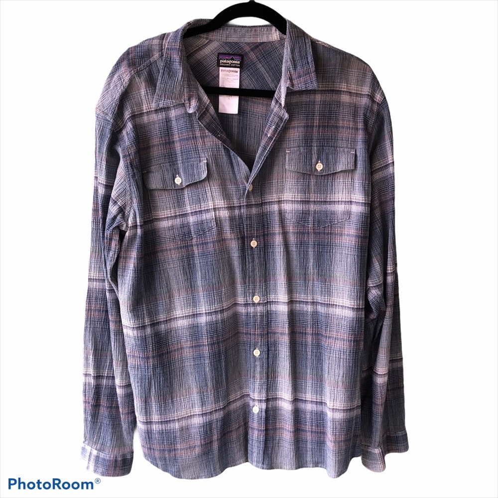 Mens Patagonia Organic Cotton Button-Down Shirt XL